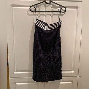 H&M Bodycon Blue/White Pencil Skirt Size 10US NWT